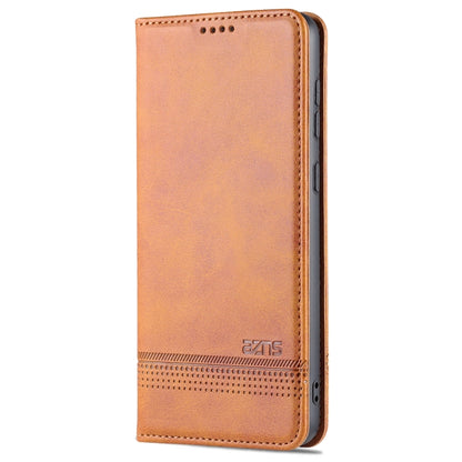 AZNS Magnetic Calf Texture Horizontal Flip Leather Phone Case