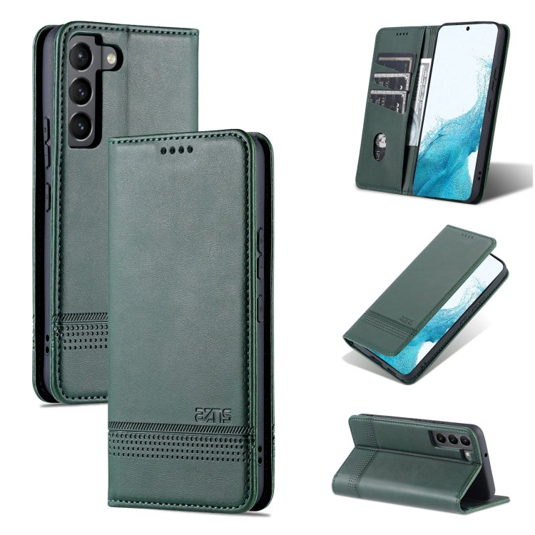 AZNS Magnetic Calf Texture Horizontal Flip Leather Phone Case