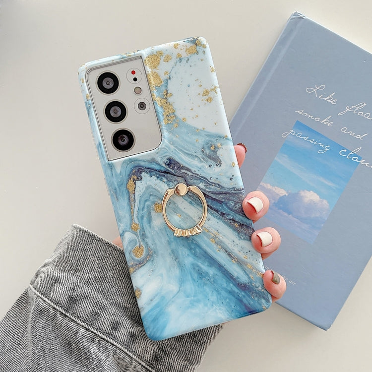 Ring Holder Glitter Marble Phone Case