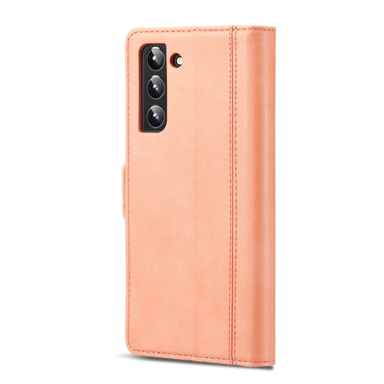 LC.IMEEKE PU + TPU Skin-friendly Feeling Leather Phone Case, For Samsung Galaxy S22+ 5G