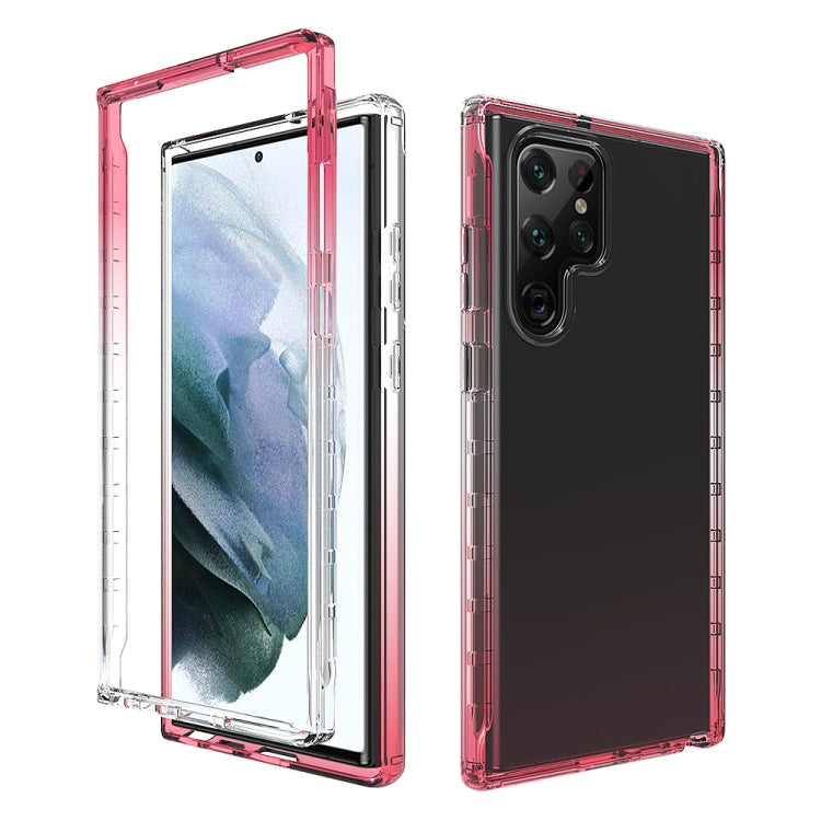 Transparency Two-color Gradient PC+TPU Phone Case