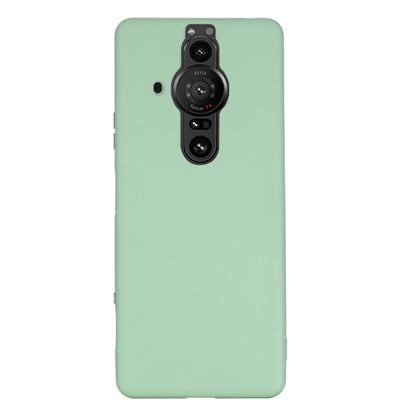 Pure Color Liquid Silicone Phone Case, For Sony Xperia Pro-I