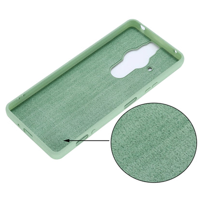 Pure Color Liquid Silicone Phone Case, For Sony Xperia Pro-I