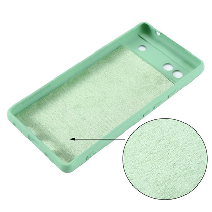 Pure Color Liquid Silicone Phone Case, For Google Pixel 6a