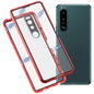 HD Magnetic Metal Tempered Glass Phone Case