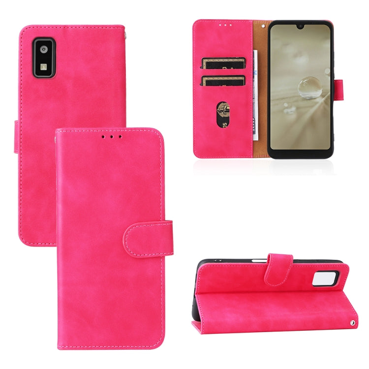 Skin Feel Magnetic Buckle Calf Texture PU Phone Case, For Samsung Galaxy A13 4G, For Sharp Aquos Wish SHG06, For Xiaomi 12 5G, For OnePlus 10 Pro 5G