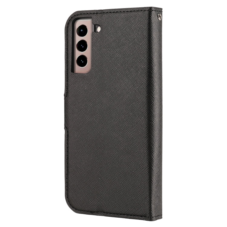 Cross Texture Detachable Leather Phone Case