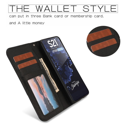 Cross Texture Detachable Leather Phone Case, For Samsung Galaxy S21 5G, For Samsung Galaxy S21+ 5G