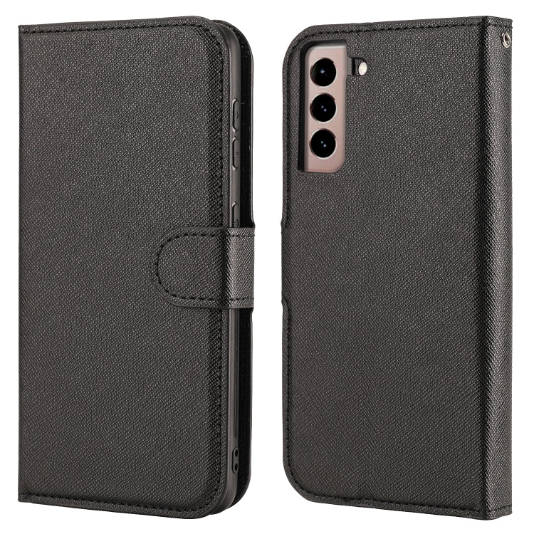 Cross Texture Detachable Leather Phone Case, For Samsung Galaxy S21 5G, For Samsung Galaxy S21+ 5G