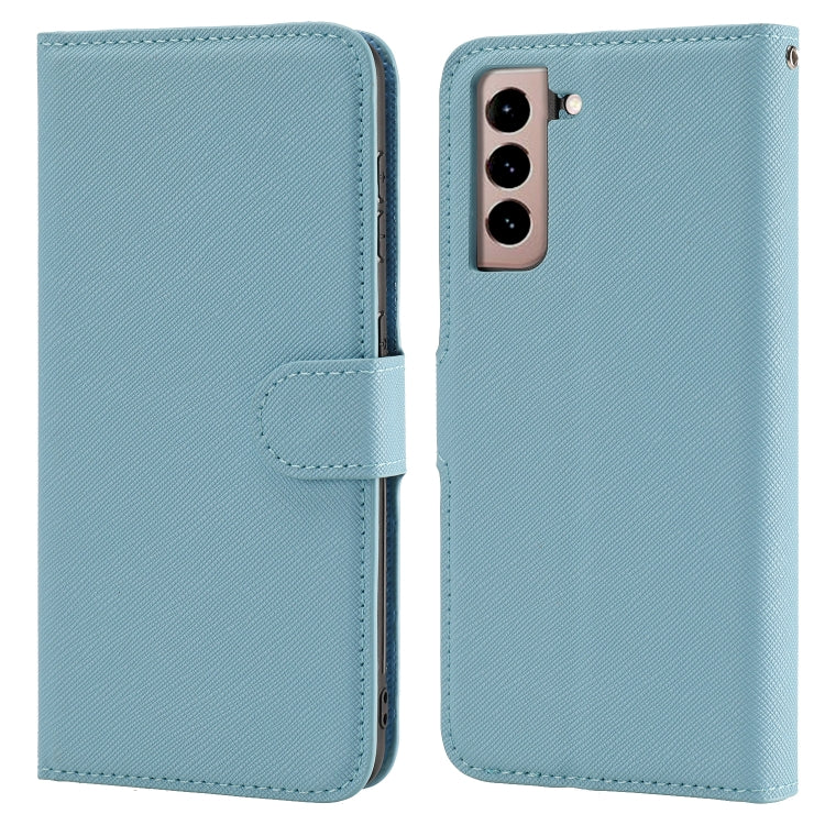 Cross Texture Detachable Leather Phone Case, For Samsung Galaxy S21 5G, For Samsung Galaxy S21+ 5G