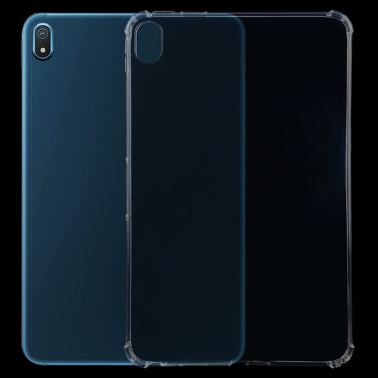 0.75mm Four-corner Shockproof Transparent TPU Tablet Case, For Nokia T20