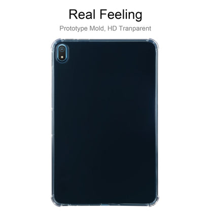 0.75mm Four-corner Shockproof Transparent TPU Tablet Case, For Nokia T20