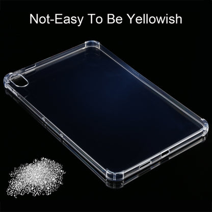 0.75mm Four-corner Shockproof Transparent TPU Tablet Case, For Nokia T20