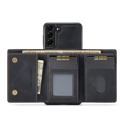 DG.MING M1 Series 3-Fold Multi Card Wallet + Magnetic Phone Case