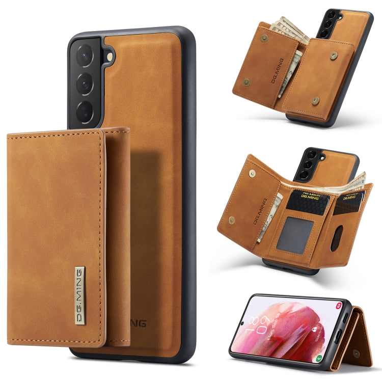 DG.MING M1 Series 3-Fold Multi Card Wallet + Magnetic Phone Case