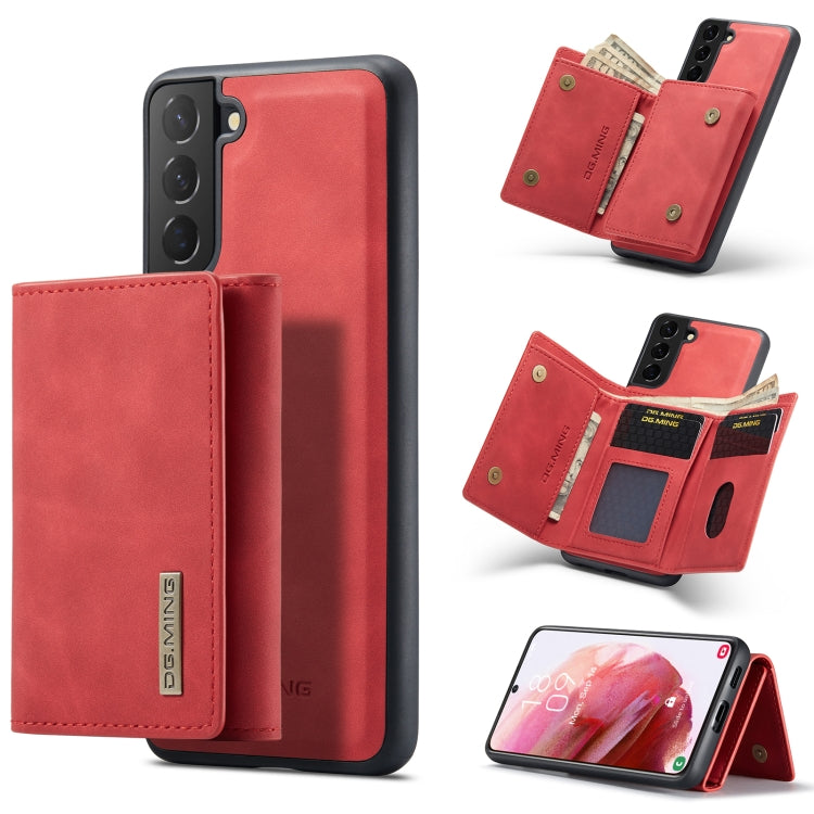 DG.MING M1 Series 3-Fold Multi Card Wallet + Magnetic Phone Case