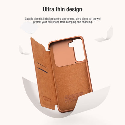 NILLKIN QIN Series Pro Sliding Camera Cover Design Leather Phone Case