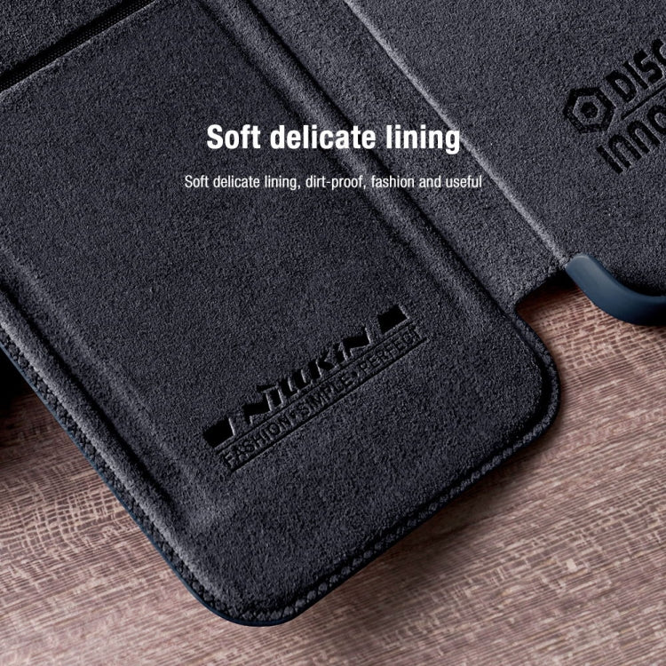 NILLKIN QIN Series Pro Sliding Camera Cover Design Leather Phone Case