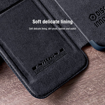 NILLKIN QIN Series Pro Sliding Camera Cover Design Leather Phone Case