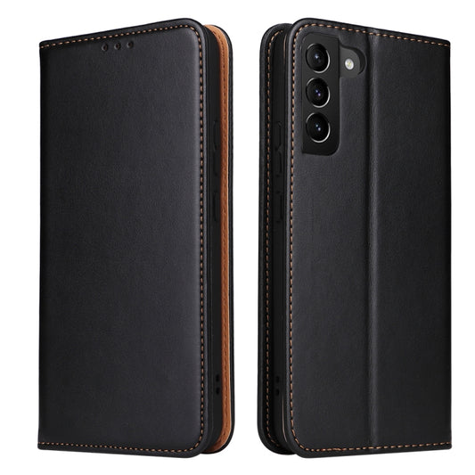 Fierre Shann PU Genuine Leather Texture Leather Phone Case