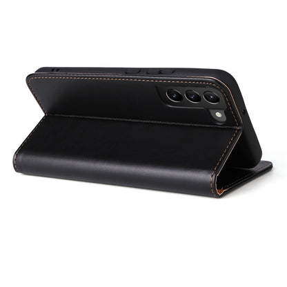 Fierre Shann PU Genuine Leather Texture Leather Phone Case