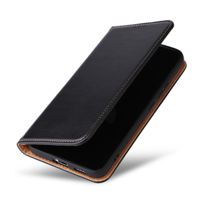 Fierre Shann PU Genuine Leather Texture Leather Phone Case