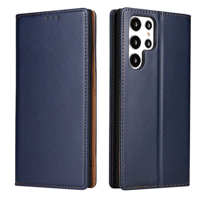 Fierre Shann PU Genuine Leather Texture Leather Phone Case