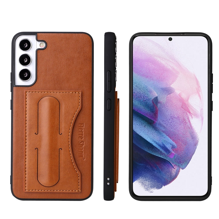 Fierre Shann Full Coverage Leather Phone Case