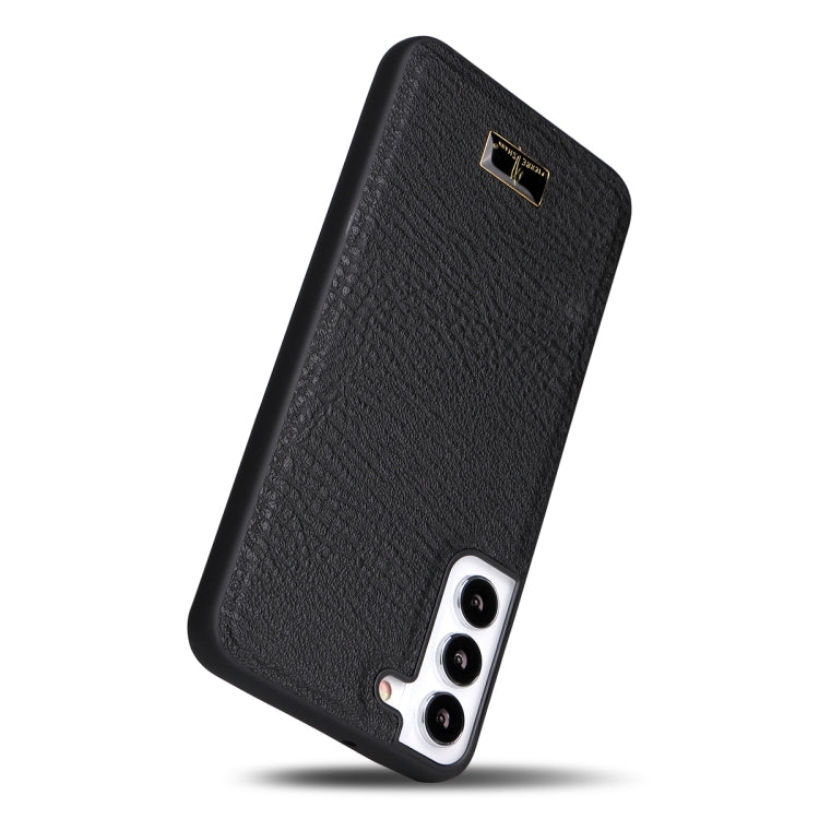 Fierre Shann Leather Texture Phone Back Cover Case