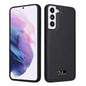 Fierre Shann Leather Texture Phone Back Cover Case, For Samsung Galaxy S22 5G, For Samsung Galaxy S22+ 5G, For Samsung Galaxy S22 Ultra 5G