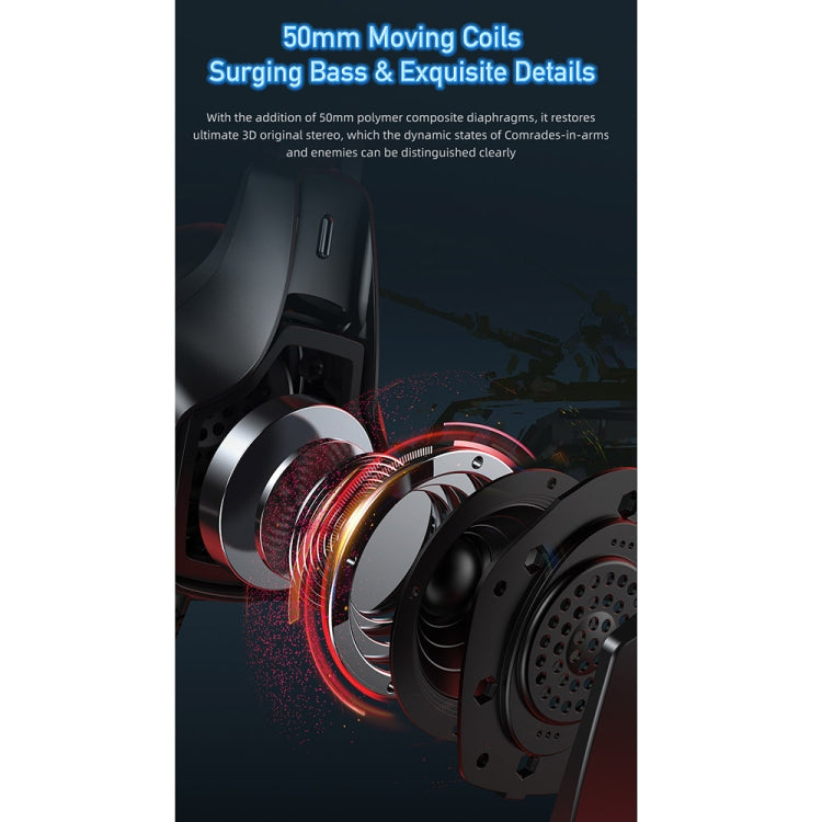 awei GM-1 USB + 3.5mm Ambient Light Gaming Headset with Microphone