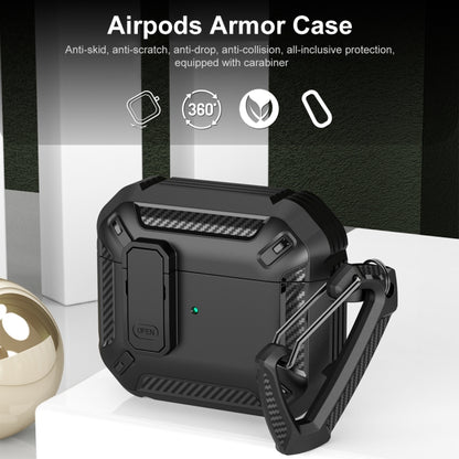 Shield Shockproof Earphone Protective Case with Hook For AirPods 3