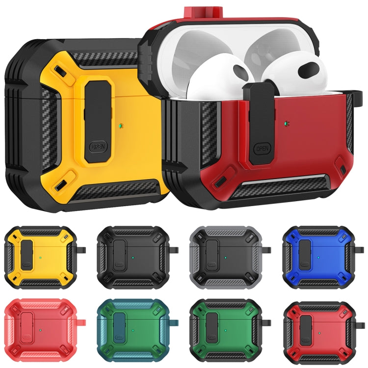 Shield Shockproof Earphone Protective Case with Hook For AirPods 3