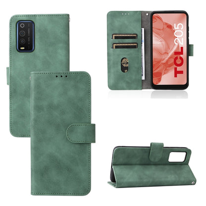 Skin Feel Magnetic Buckle Leather Phone Case