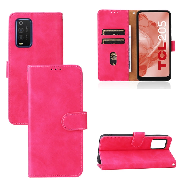 Skin Feel Magnetic Buckle Leather Phone Case