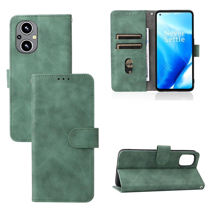 Skin Feel Magnetic Buckle Leather Phone Case