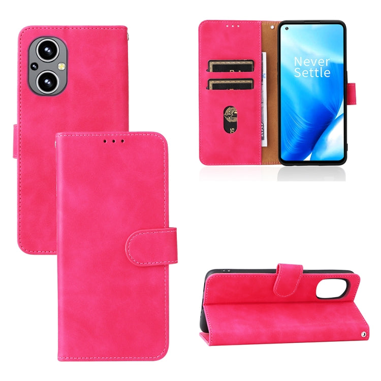 Skin Feel Magnetic Buckle Leather Phone Case