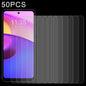 50 PCS 0.26mm 9H 2.5D Tempered Glass Film