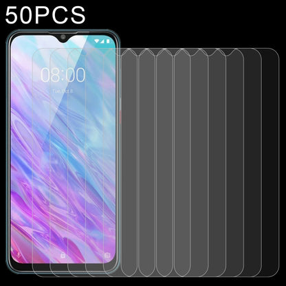 50 PCS 0.26mm 9H 2.5D Tempered Glass Film