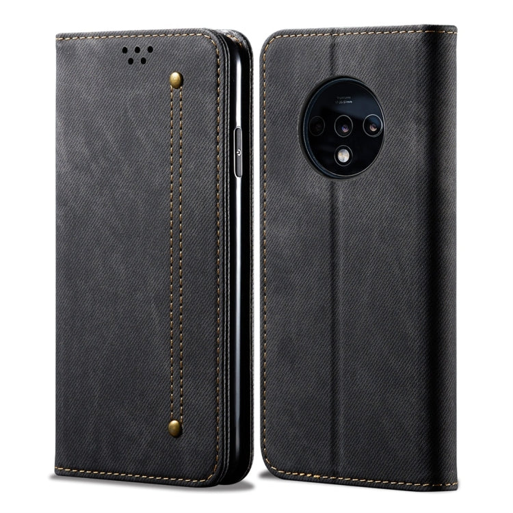 Denim Texture Casual Style Horizontal Flip Leather Case with Holder & Card Slots & Wallet