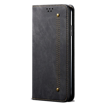 Denim Texture Casual Style Horizontal Flip Leather Case with Holder & Card Slots & Wallet