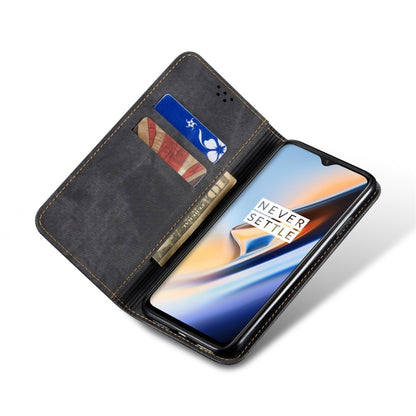 Denim Texture Casual Style Horizontal Flip Leather Case with Holder & Card Slots & Wallet