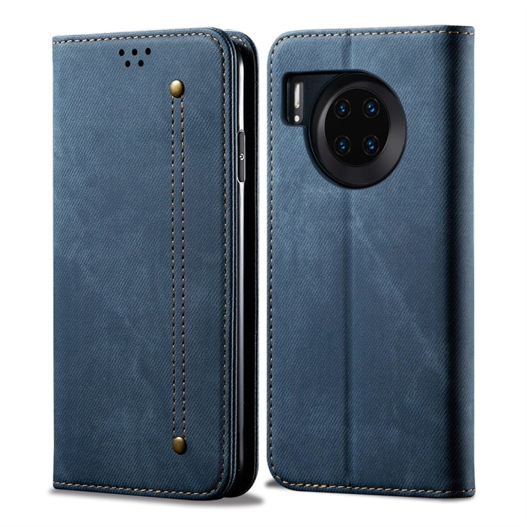 Denim Texture Casual Style Horizontal Flip Leather Case with Holder & Card Slots & Wallet