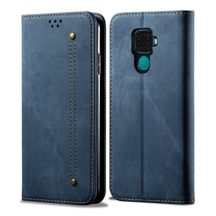 Denim Texture Casual Style Horizontal Flip Leather Case with Holder & Card Slots & Wallet