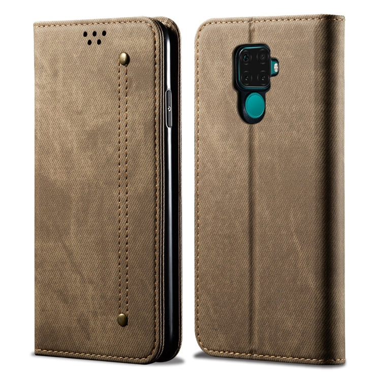 Denim Texture Casual Style Horizontal Flip Leather Case with Holder & Card Slots & Wallet