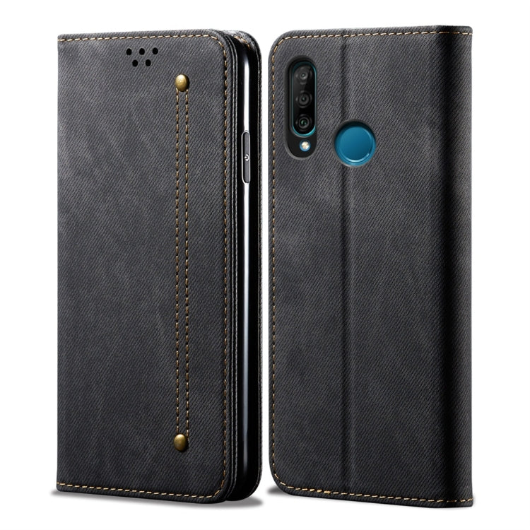 Denim Texture Casual Style Horizontal Flip Leather Case with Holder & Card Slots & Wallet