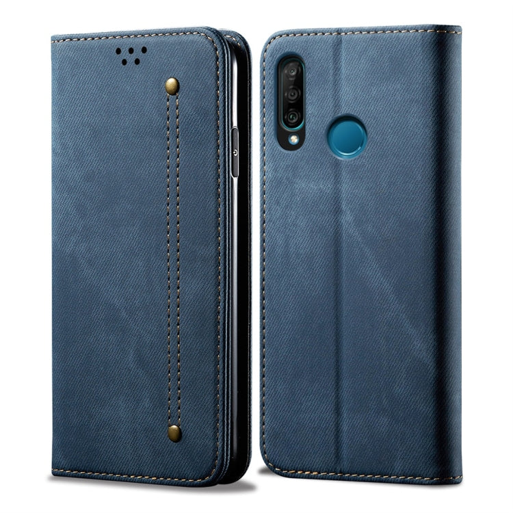 Denim Texture Casual Style Horizontal Flip Leather Case with Holder & Card Slots & Wallet