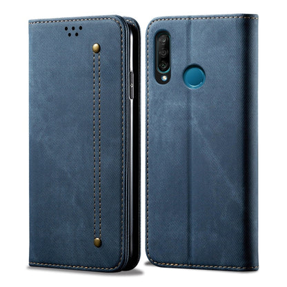 Denim Texture Casual Style Horizontal Flip Leather Case with Holder & Card Slots & Wallet