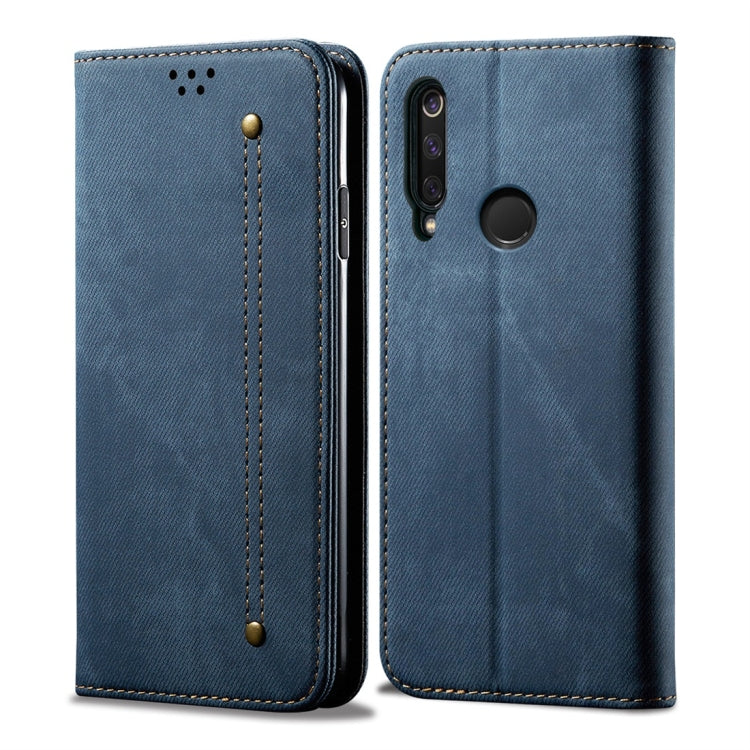 Denim Texture Casual Style Horizontal Flip Leather Case with Holder & Card Slots & Wallet