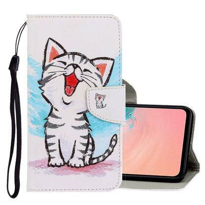 3D Colored Drawing Horizontal Flip PU Leather Case with Holder & Card Slots & Wallet, Series 2